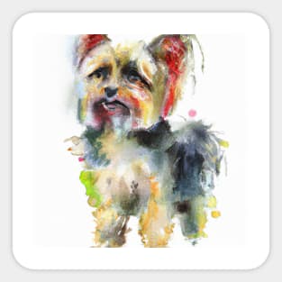 Silky Terrier Watercolor - Dog Lovers Sticker